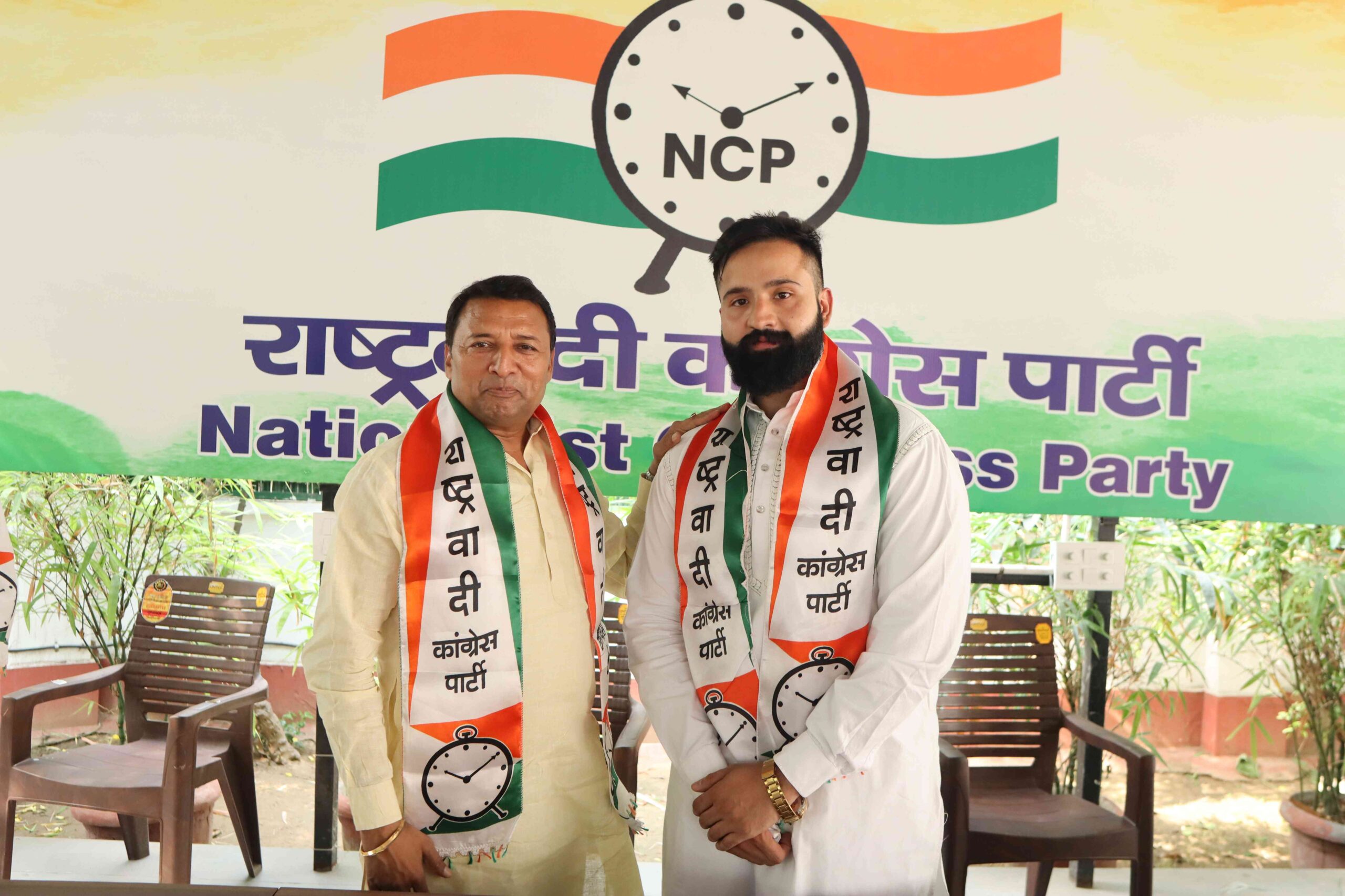 virender singh ncp rally pics