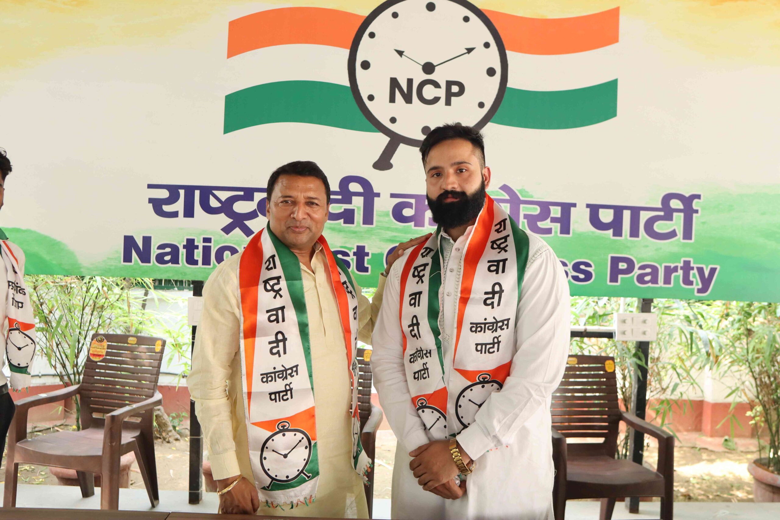 virender singh ncp rally pics
